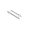 Ear Posts with Cup and Peg in Sterling Silver 13mm 21Gauge