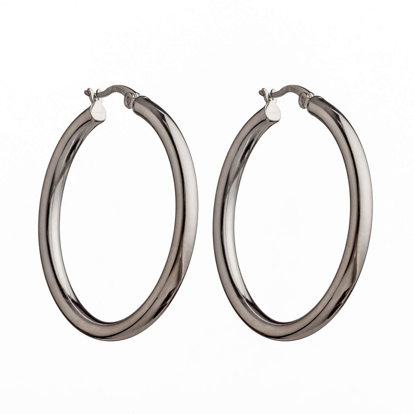 Hoop Earrings in Sterling Silver