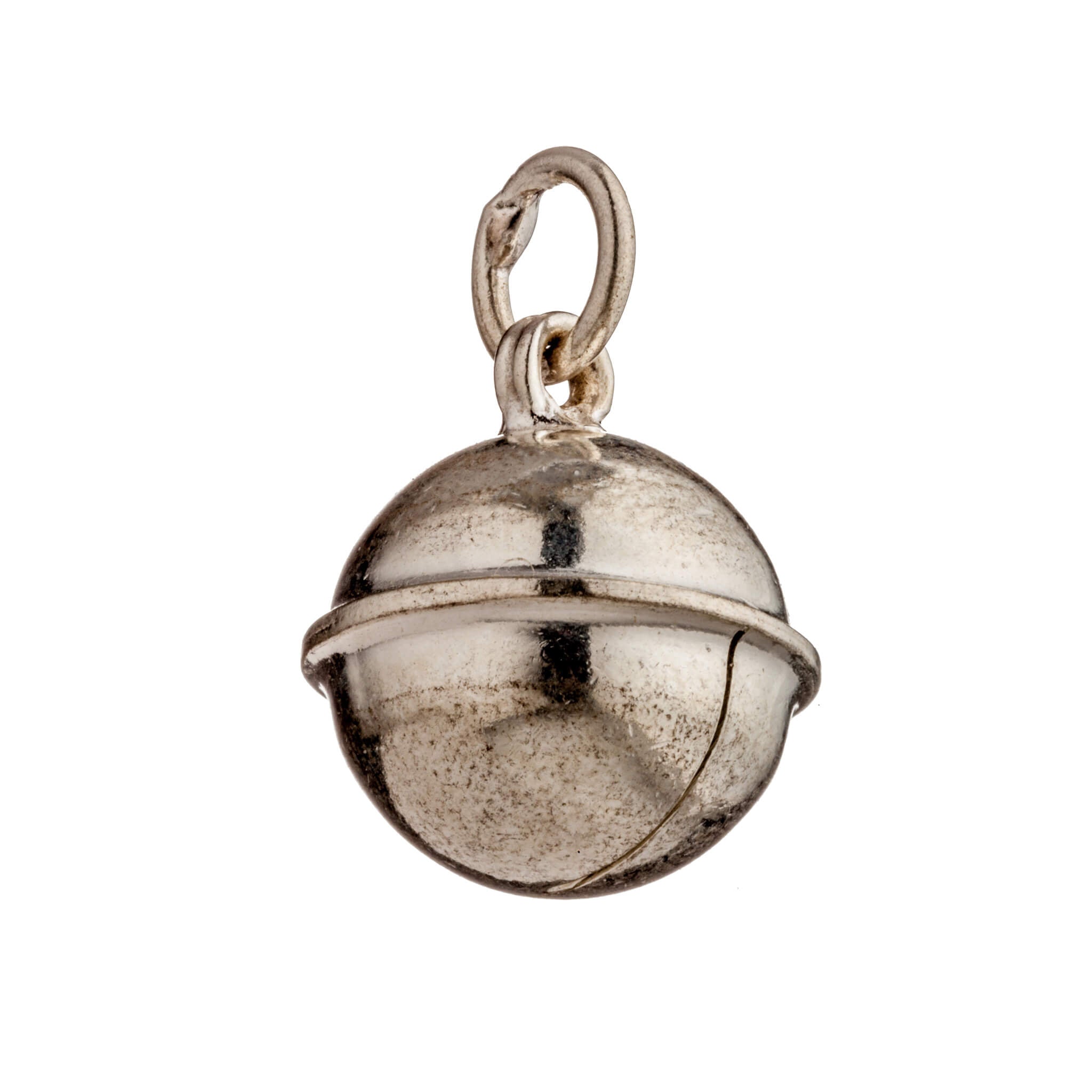 Round Bell Bead in Sterling Silver