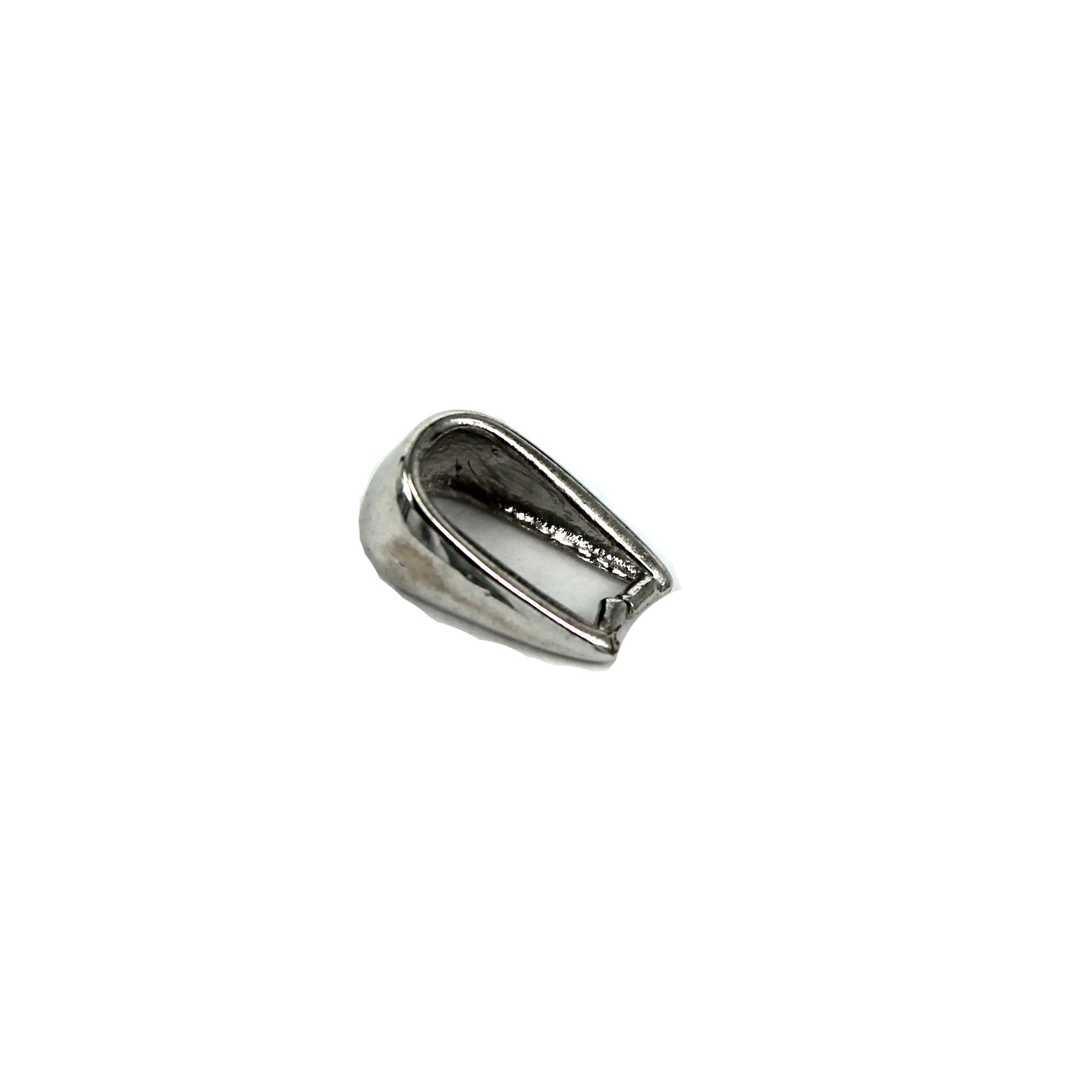 Tapered Pinch Bail in Sterling Silver 8.5x3.76mm