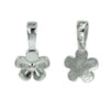 Nasturtium Flower Glue-on Bail in Sterling Silver | LJ856