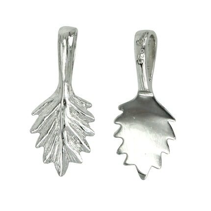 Oak Leaf Glue-on Bail in Sterling Silver | LJ859