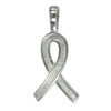 Awareness Ribbon Glue-on Bail in Sterling Silver | LJ865