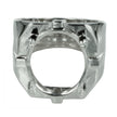 Tapered Wide Ring with Oval Prongs Mounting in Sterling Silver 14x16mm