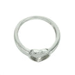 Classic Heart Shaped Ring in Sterling Silver for 8mm Heart Cabs | MTR605