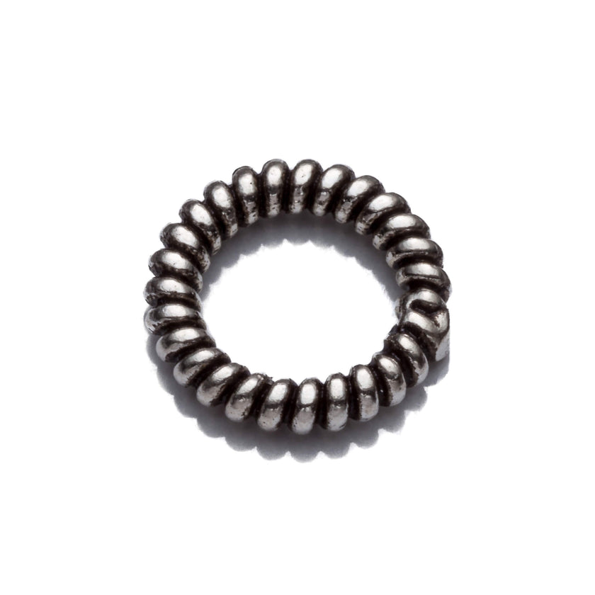 Coil-Like Closed Jump Ring in Sterling Silver