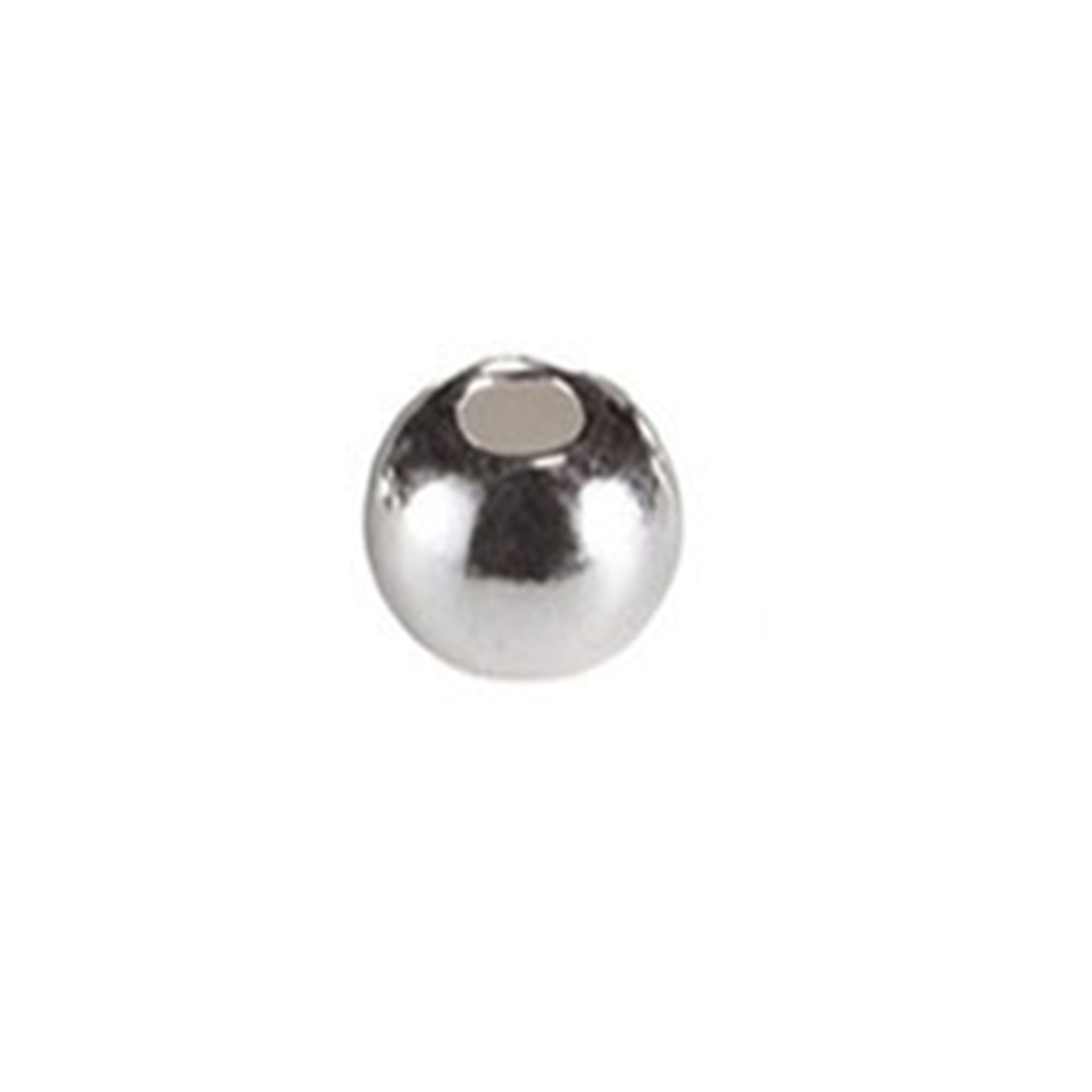 Seamless Round Bead in Sterling Silver