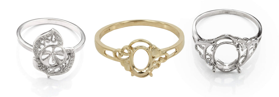 Jewelry Settings, Findings, and Bails for Gemstones and Pearls ...
