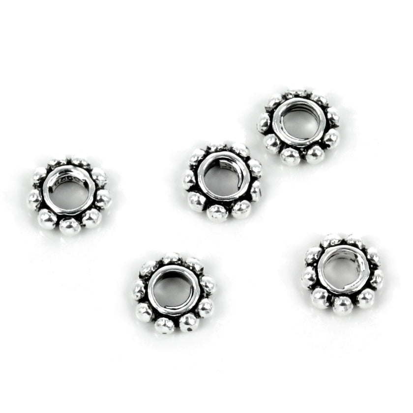 Bali-Style Spacer Bead in Sterling Silver