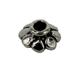 Leaf Bead Cap in Antique Sterling Silver 8.14mm