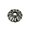Leaf Bead Cap in Antique Sterling Silver 10.6mm