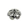 Leaf Bead Cap in Antique Sterling Silver 15.6mm