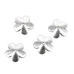 Flower Scalloped Bead Cap in Sterling Silver 10mm