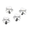 Flower Scalloped Bead Cap in Sterling Silver 10mm