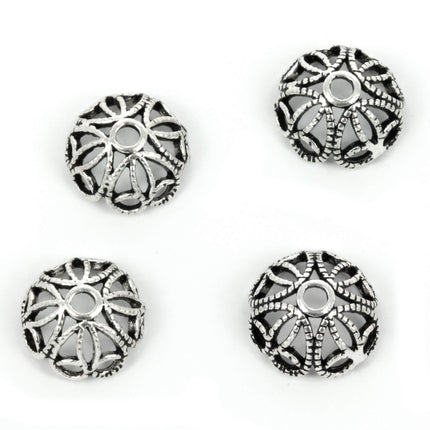 Open Filigree Bead Cap in Sterling Silver 11mm