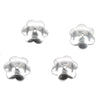 Flower Scalloped Bead Cap in Sterling Silver 9mm