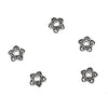 Bali-Style Star Bead Cap in Sterling Silver 6mm