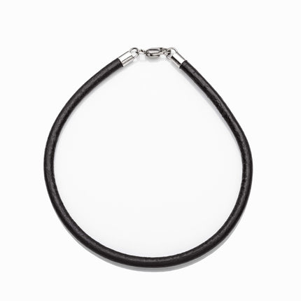 Leather Cord Bracelet Black