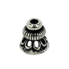 Bell Three Tier Cone in Antique Sterling Silver 6x2.18mm