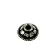 Bell Rope Bead Cap in Antique Sterling Silver 8.9x1.8mm