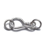 Fish-Hook Clasp in Sterling Silver 10.2x27mm 15 Gauge