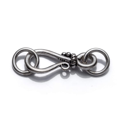 Fish-Hook Clasp in Sterling Silver 7.1x25.7mm 16 Gauge
