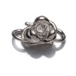Rose Bud S-Hook Clasp in Sterling Silver 19.6x9.1x8.8mm