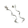 Ear Studs with Cup and Peg Mounting in Sterling Silver 2mm