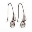 Ear Wires with Cup and Peg in Sterling Silver