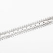 Double-Sided Gallery Bezel Wire in Sterling Silver 14x0.54mm