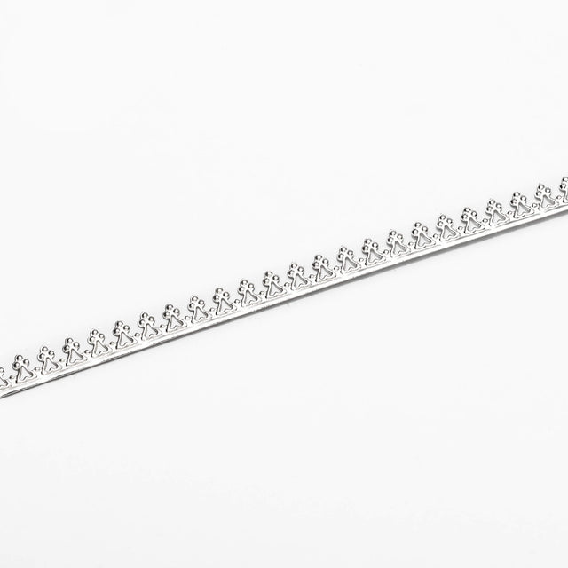 Single-Sided Gallery Bezel Wire in Sterling Silver 5.6x0.54mm