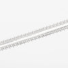 Double-Sided Gallery Bezel Wire in Sterling Silver 12x0.55mm