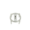 Jeweller Ring Peg Setting Four-Prong Round Seat