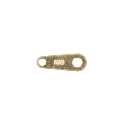 18Kt Gold Long Drop Jewelry Tag Stamped 