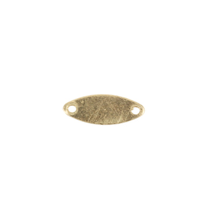 18Kt Gold Oval Jewelry Tag Component