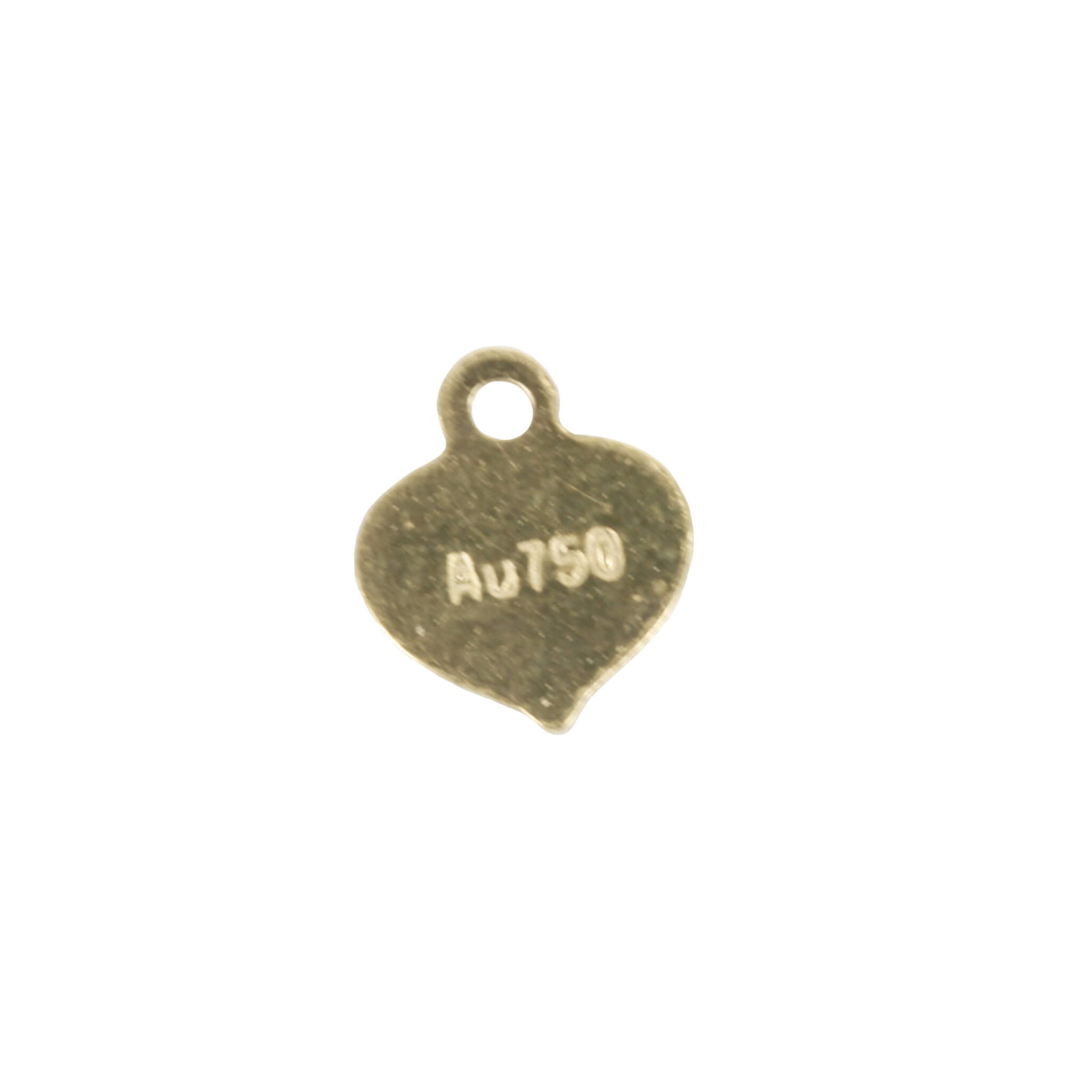 18Kt Gold Jewelry Tag Component Stamped 