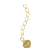 18Kt Gold Extension Chains with Tag 30mm long, 1.8mm curb chain