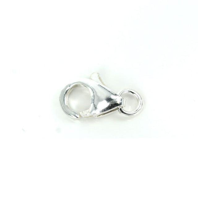 Trigger Lobster Clasp in Sterling Silver with Jump Ring 11mm