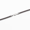 Leather Cord Necklace Brown