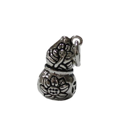 Calabash Charm in Antique Sterling Silver 21.8x9.6x9.6mm