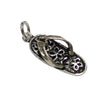 Sandal Charm in Sterling Silver 25x9.1x5.2mm