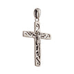 Cross Charm in Sterling Silver 36.52x20.2x3.2mm