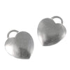 Heart Charm in Sterling Silver 18x15mm