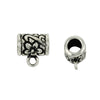 Flower Tube Bail in Sterling Silver 8.5x9mm