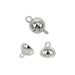 Round Magnetic Clasp in Sterling Silver 7x12mm