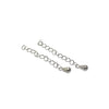 Extension Chain in Rhodium Plated Sterling Silver 3.4x41.5mm