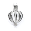 Cage Pendant with Cage Mounting in Sterling Silver 9x11x12mm