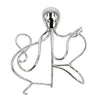 Freeform Octopus Pendant Setting with Freeform Prongs Mounting including Bail in Sterling Silver 50x60mm