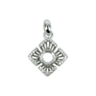 CZ set Chevrons Pendant in Sterling Silver for 5mm Stones