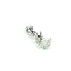Pear Pendant with Pear Mounting and Bail in Sterling Silver 6x8mm